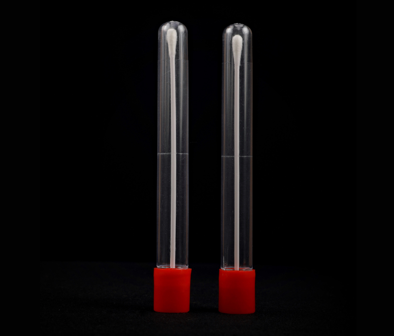 Sterile Swabs with Clear Transport Tube